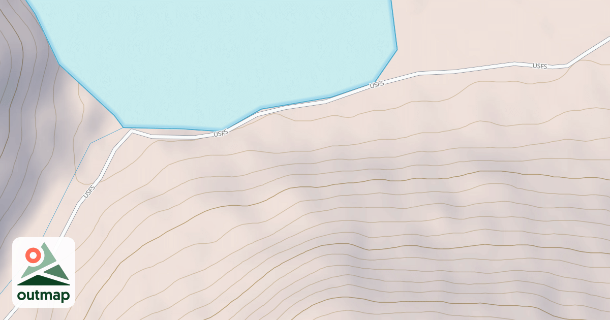 Map of Twin Lakes Road