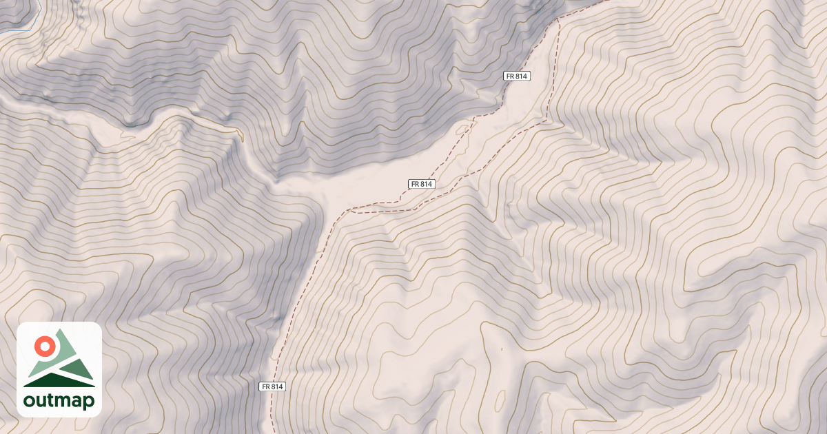 Map of HUNTER CREEK-LIME CREEK
