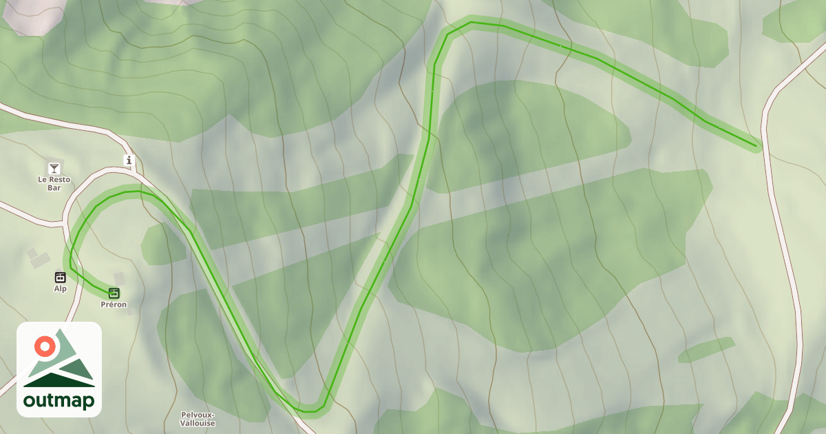 Map of Les Mélèzes