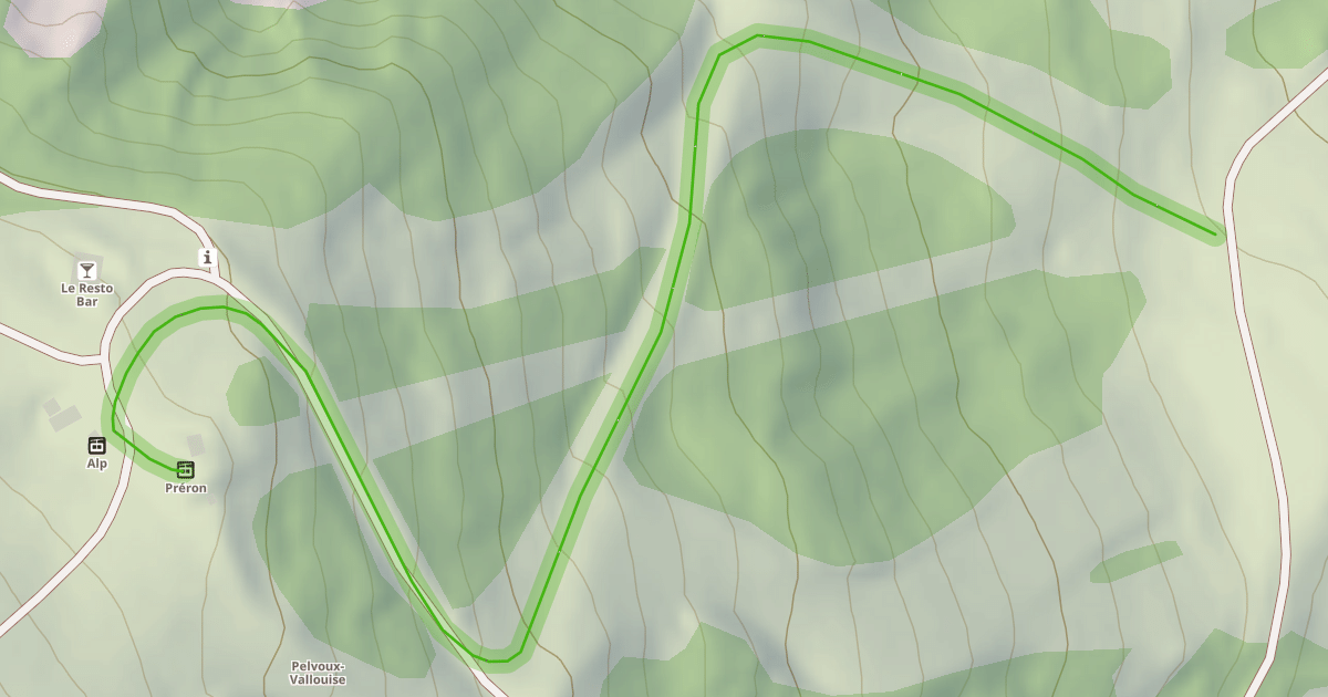 Map preview of Les Mélèzes