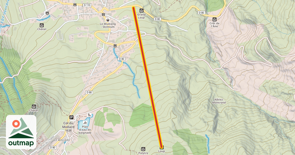 Map of Loup