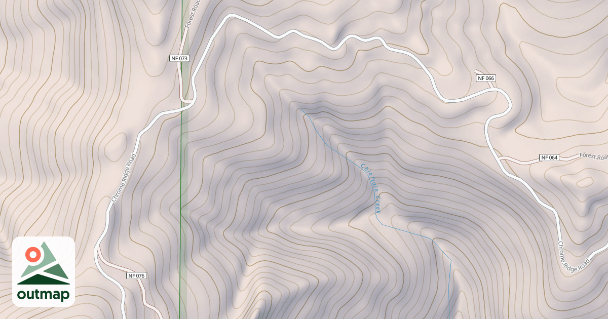 Map of CHROME RIDGE