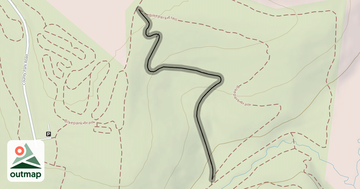 Map of Bikepark Trail Expert