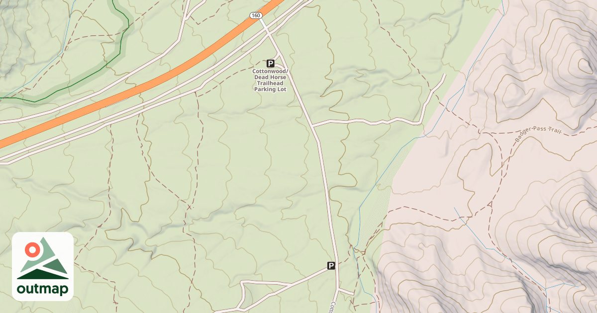 Map of 4049-Lv: Cottonwood Pass