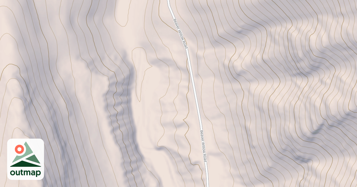 Map of BEAVER CR DISPERSED K