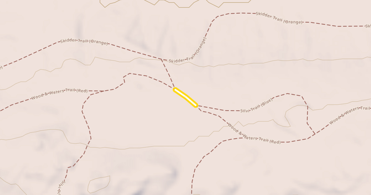Map preview of Wood & Waters Trail (Red)