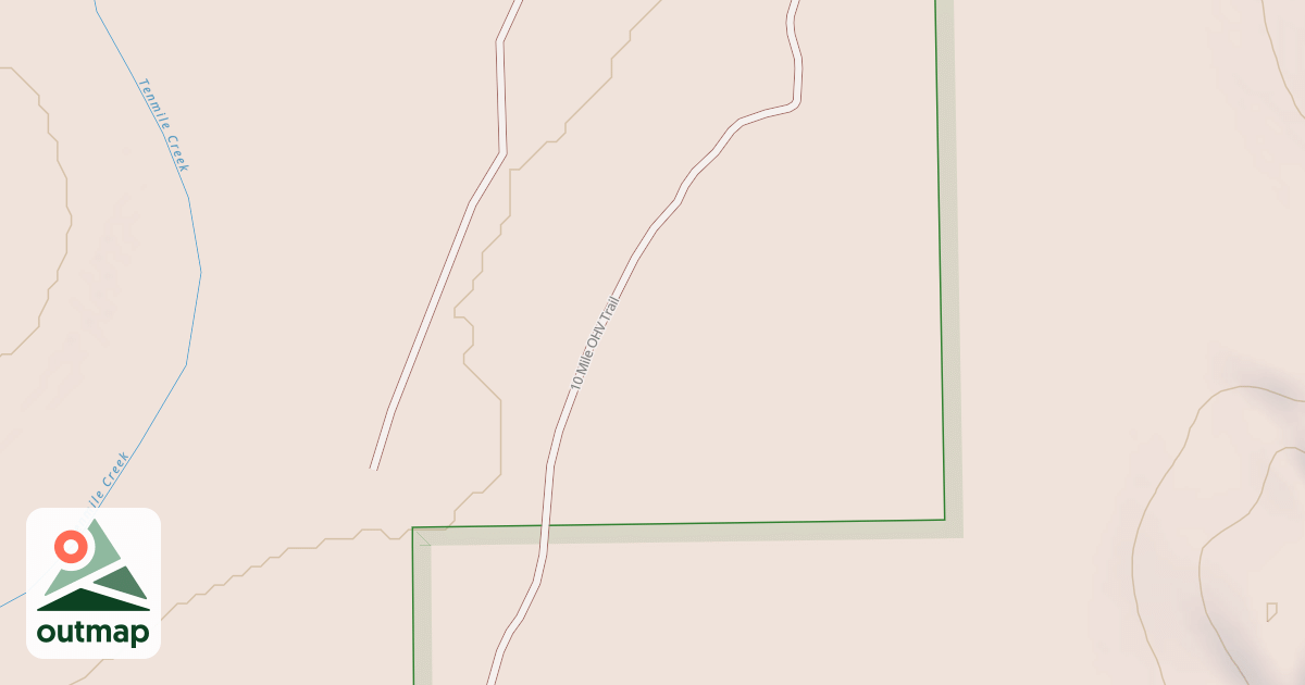 Map of 10 Mile Ohv Trail