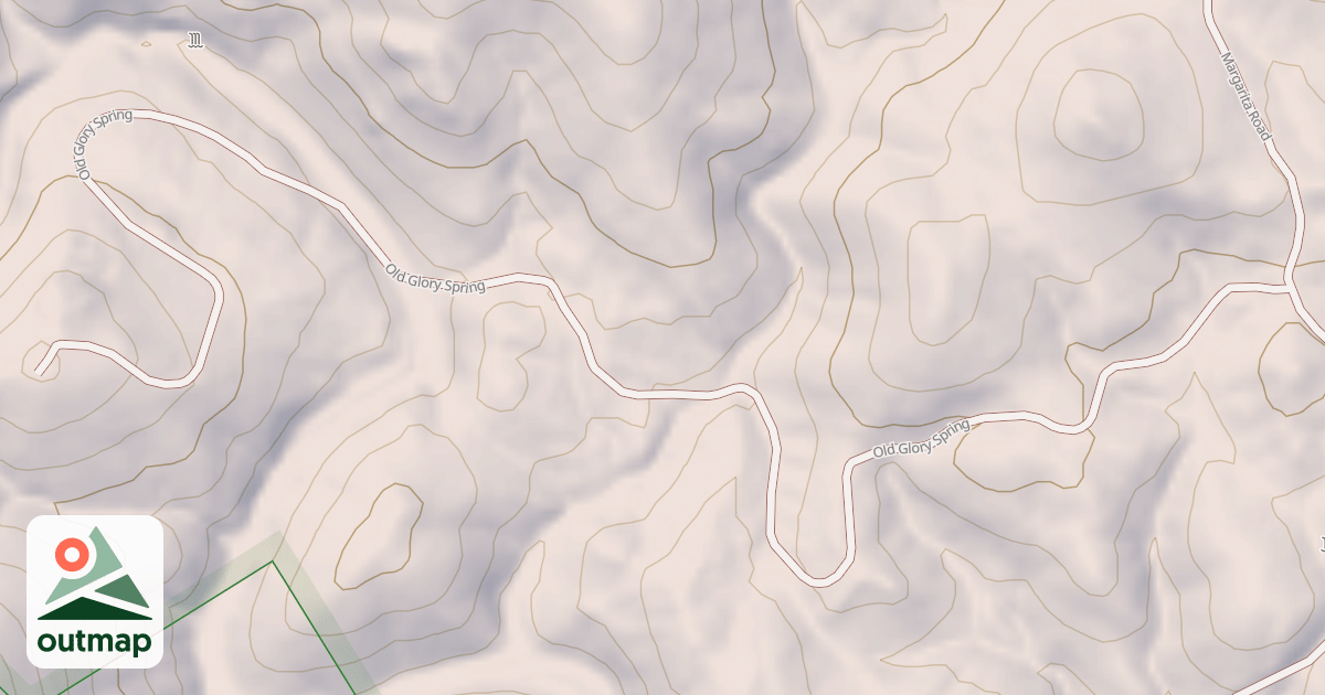 Map of OLD GLORY SPRING
