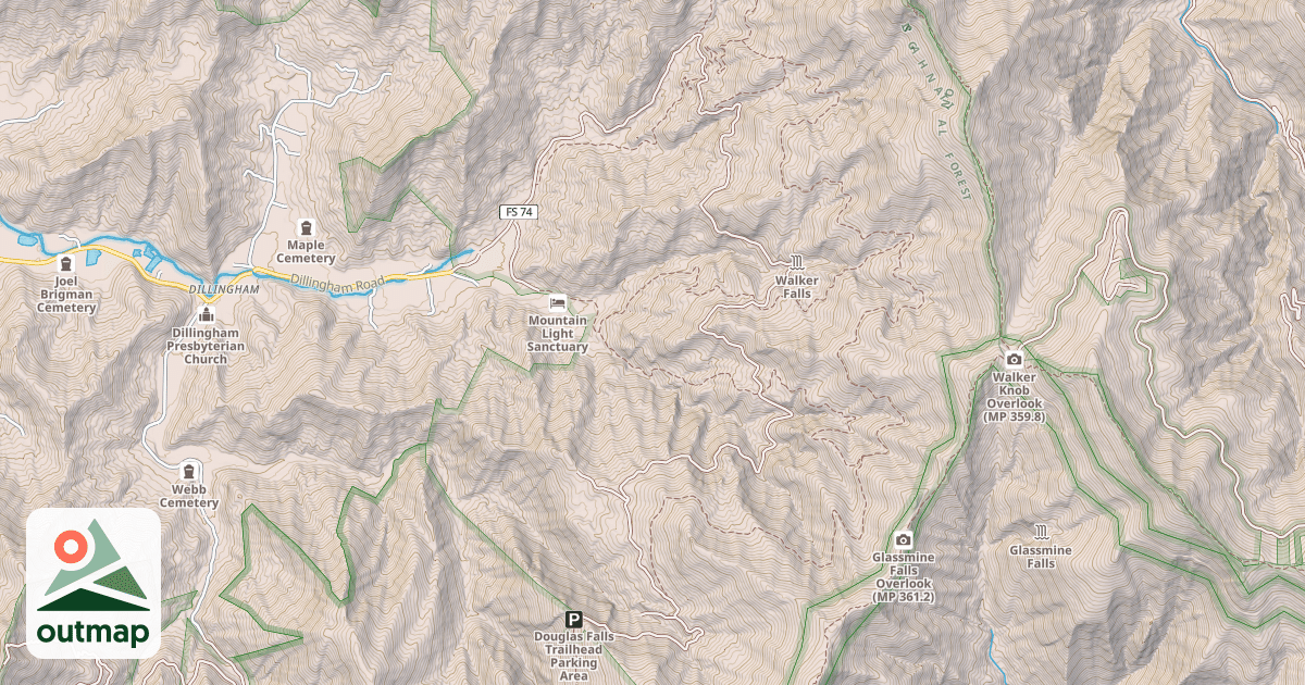 Map of BIG IVY