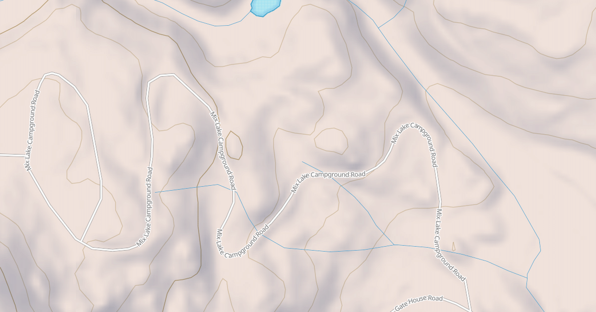 Map preview of MIX LAKE CG SPUR