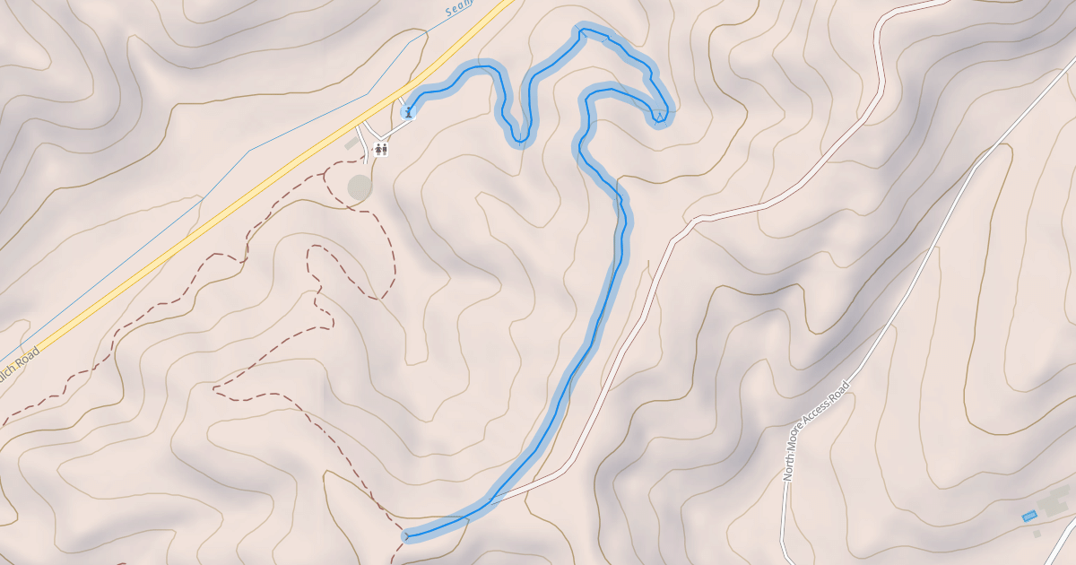 Map preview of Wild Phlox Trail