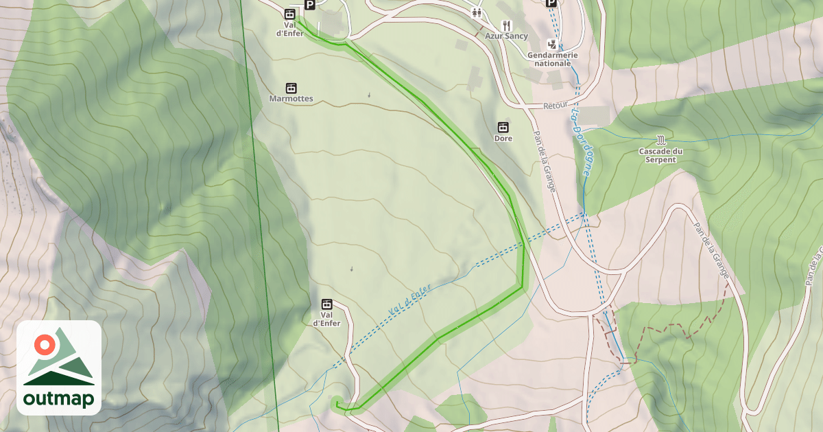 Map of Isards