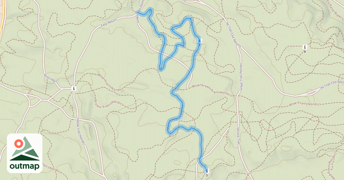 Map of Main Loop (Yellow)