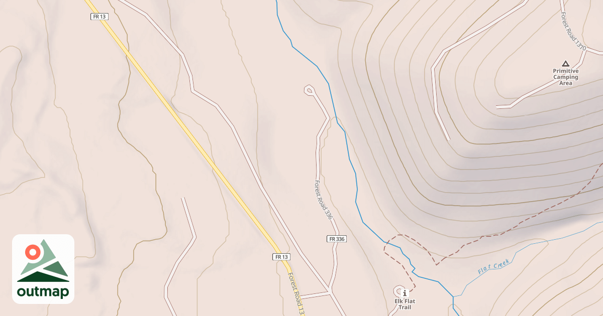 Map of USFS National Forest System Roads {468A0FAF-509B-482D-BA0D-5377AD86115D}