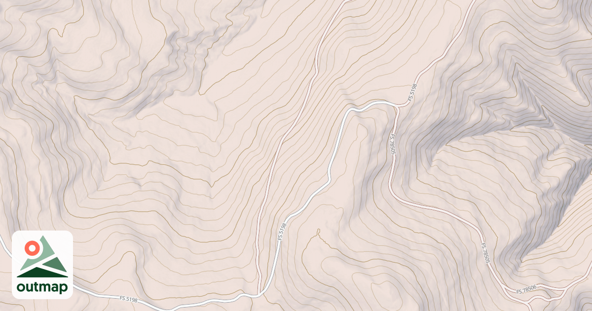 Map of USFS National Forest System Roads {14044918-F16D-4D0B-A919-07D2FD6E2CC7}