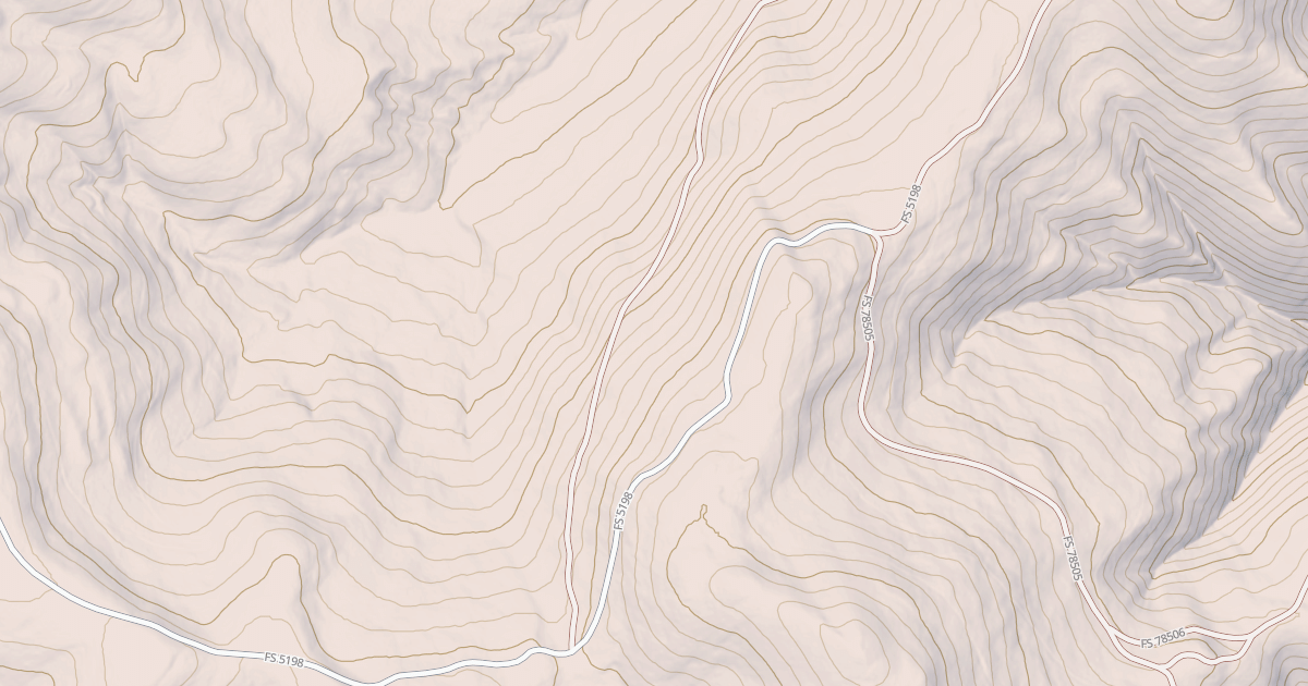 Map preview of USFS National Forest System Roads {14044918-F16D-4D0B-A919-07D2FD6E2CC7}