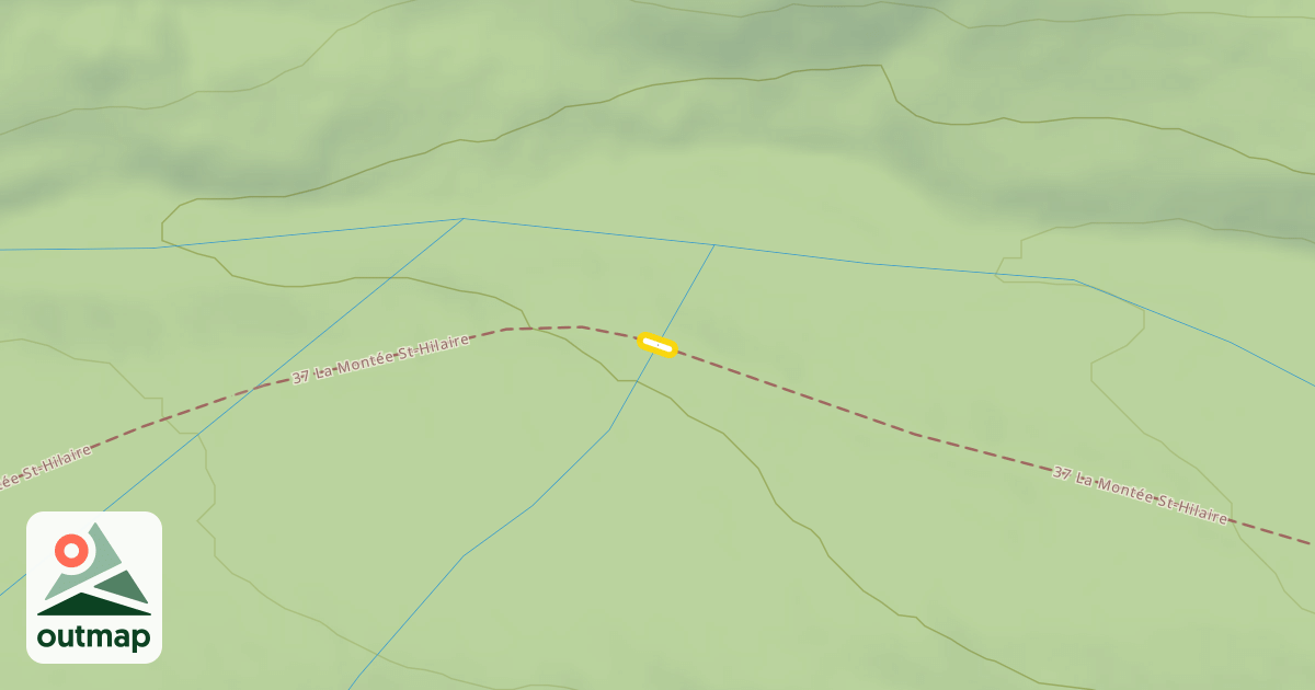 Map of 37 La Montée St-Hilaire