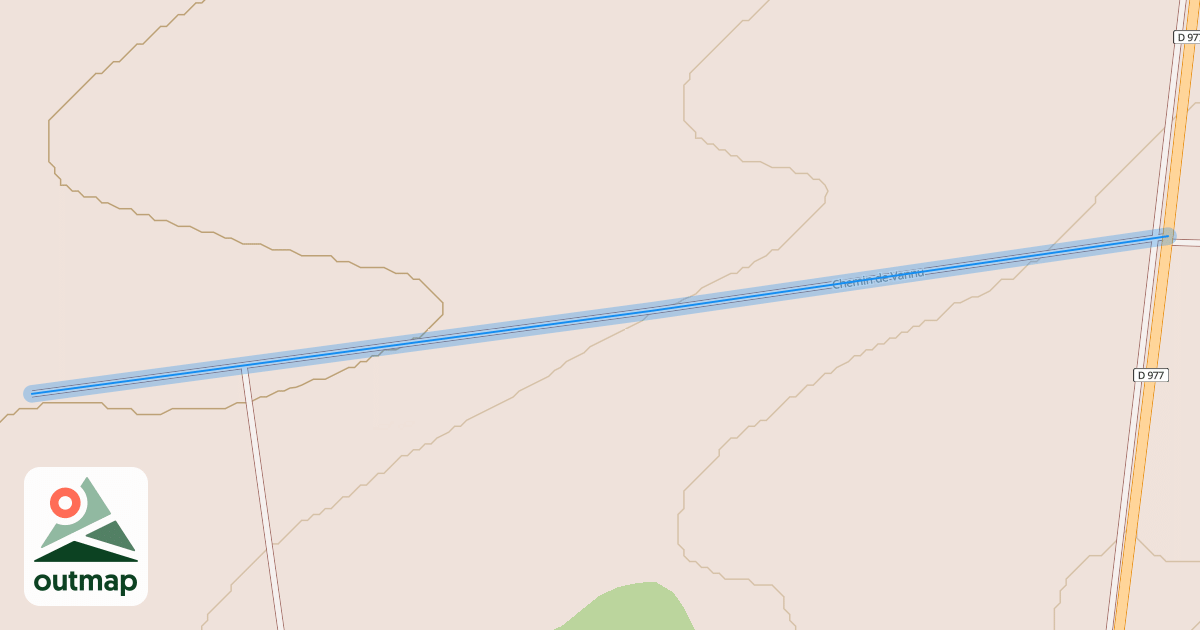 Map of Chemin de Vannu