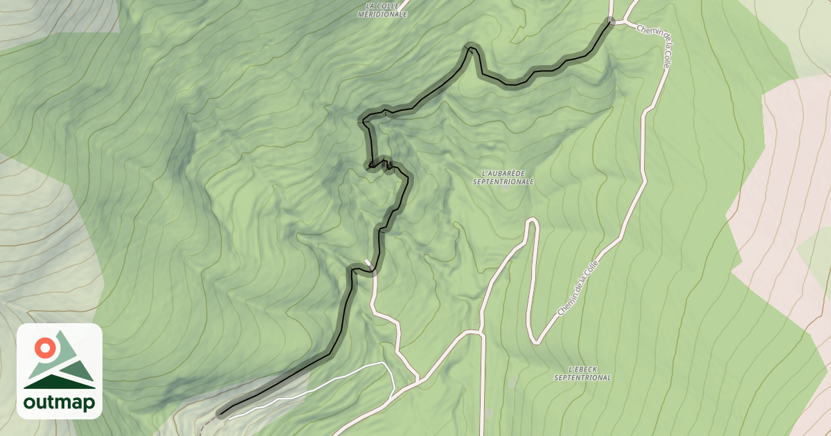 Map of Chemin de Mons à Escragnolles