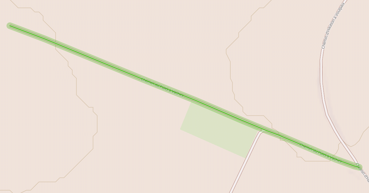 Map preview of Chemin du Puits à Vaches