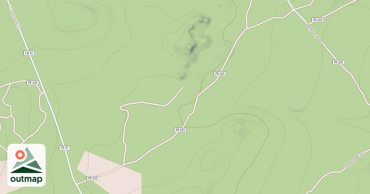 Map of BRANSLEY