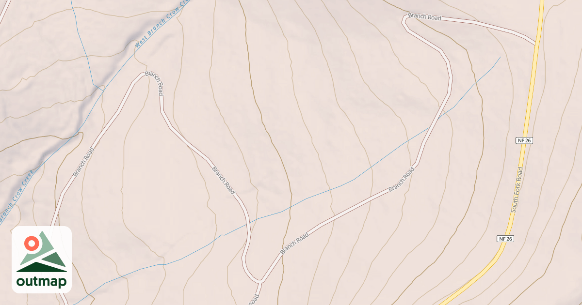 Map of BRANCH