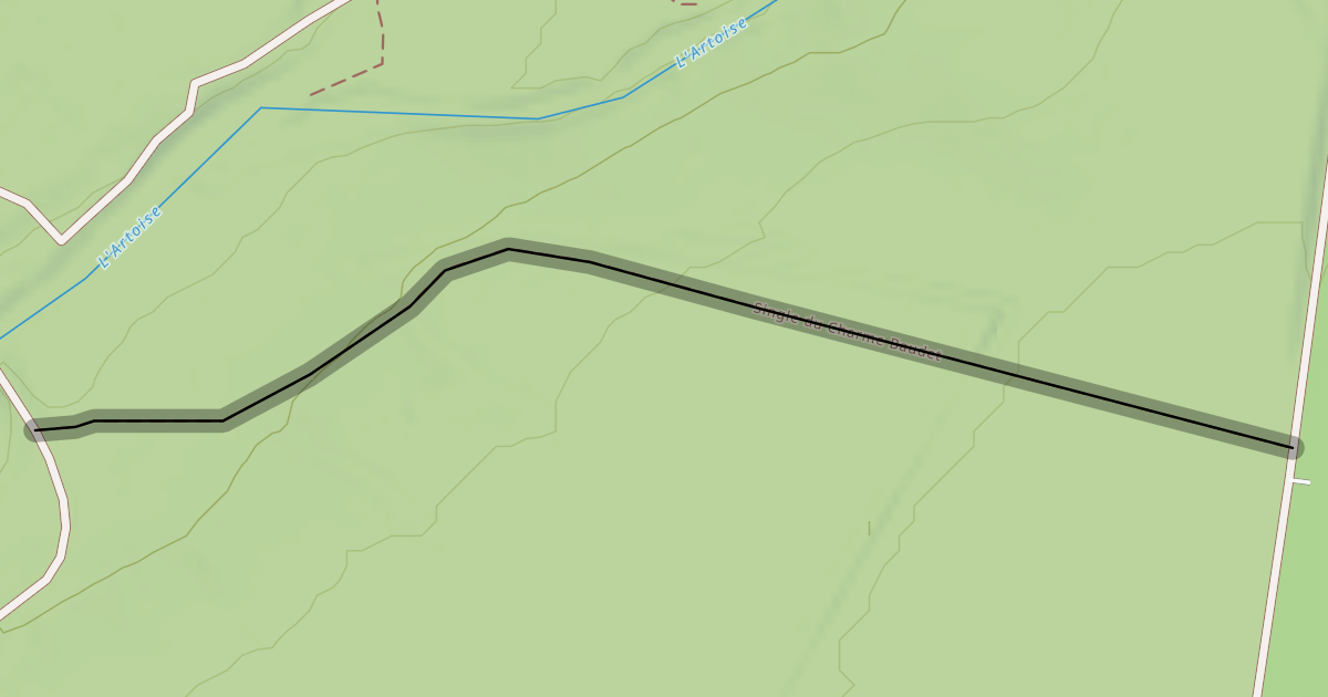 Map preview of Single du Charme Baudet