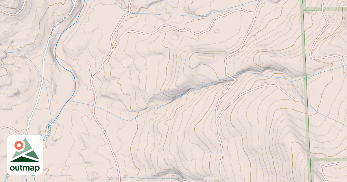 Map of COYOTE SPRING