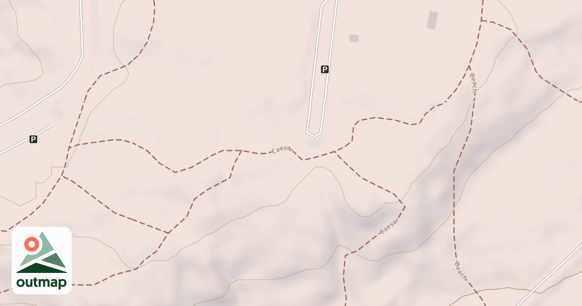 Map of Caesar Trail