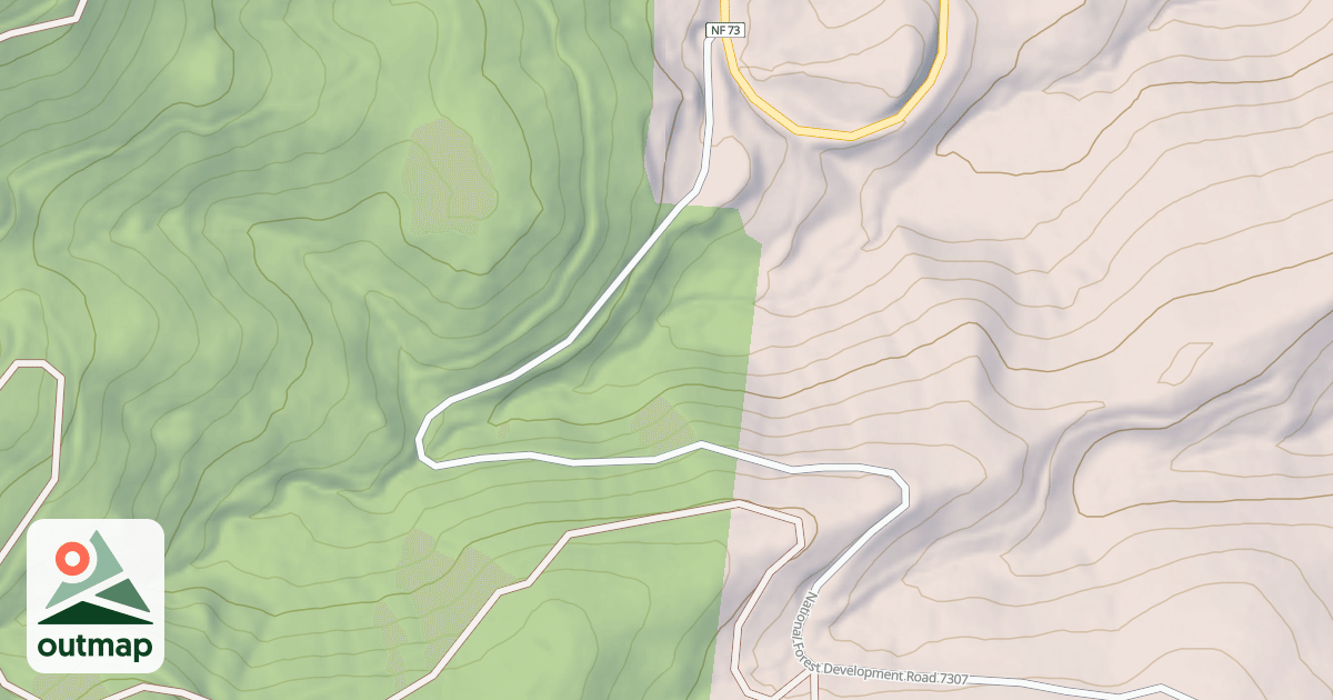 Map of DUTCH FLAT TRAILHEAD