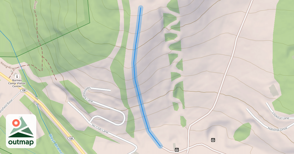 Map of Slalom Hill