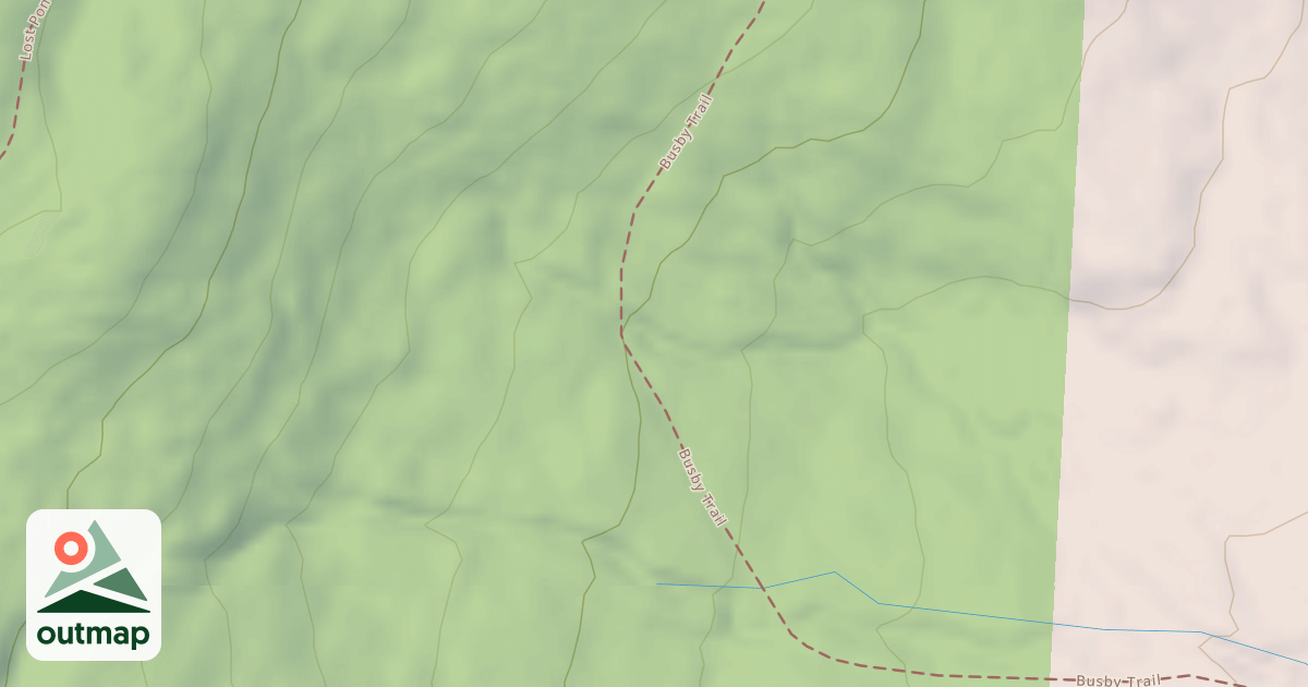 Map of Busby Trail