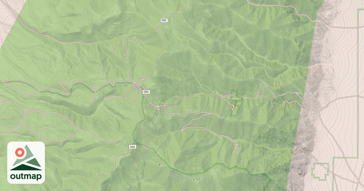 Map of REESE RIVER - OPHIR CREEK