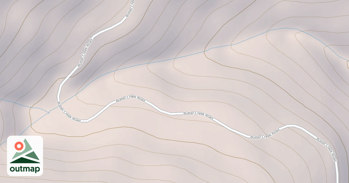 Map of BUTTER WATERHOLE