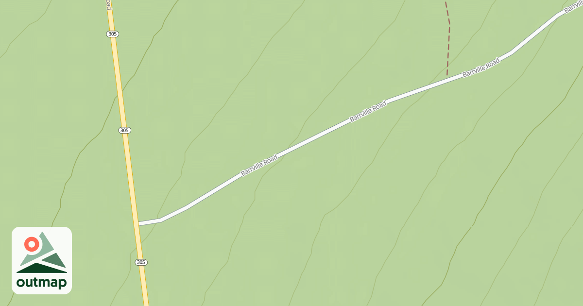 Map of Rothrock State Forest Seven Mountains Snowmobile Trails