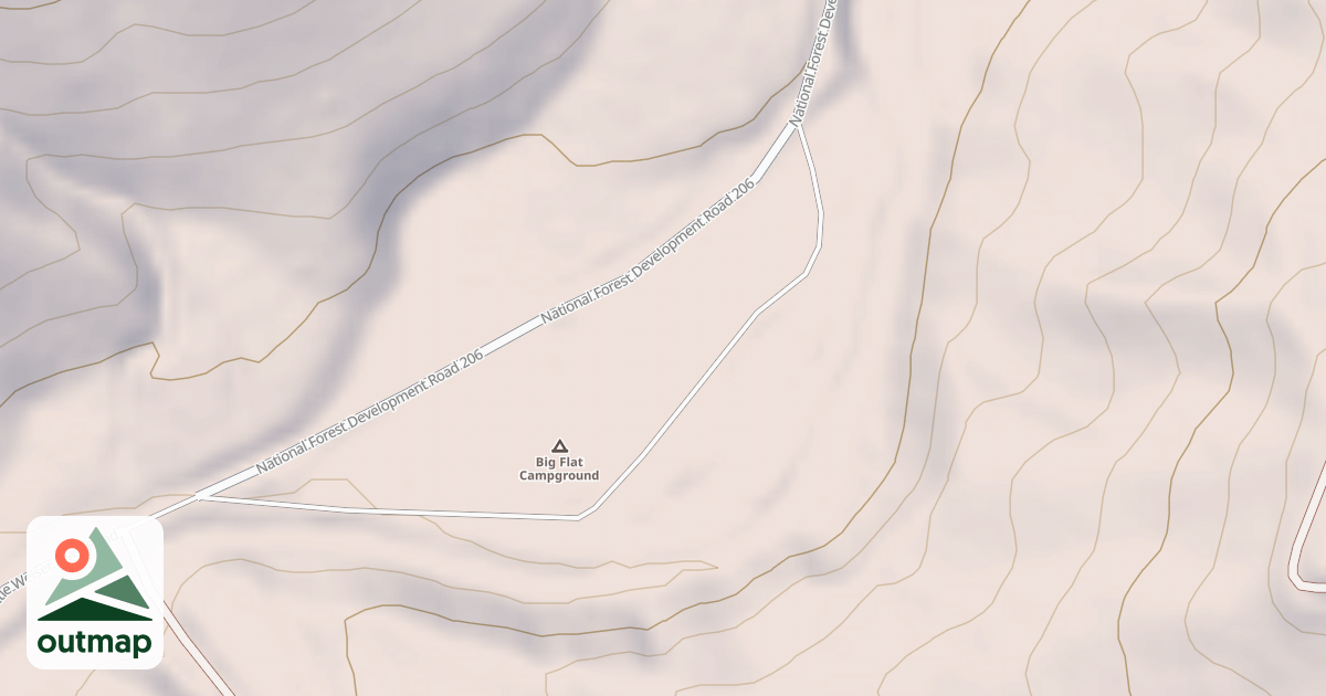 Map of BIG FLAT CG