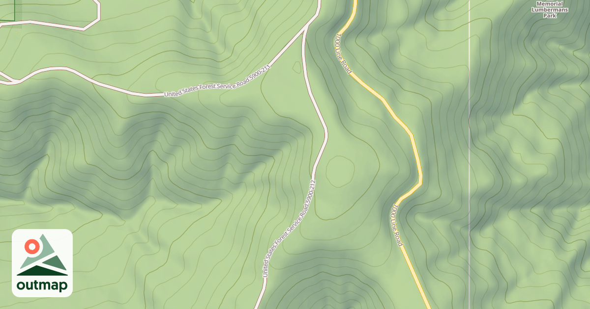 Map of USFS Motor Vehicle Use Map Roads {974D531A-457E-49F5-91F1-0B2B39E70384}