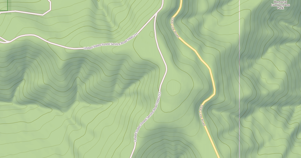 Map preview of USFS Motor Vehicle Use Map Roads {974D531A-457E-49F5-91F1-0B2B39E70384}