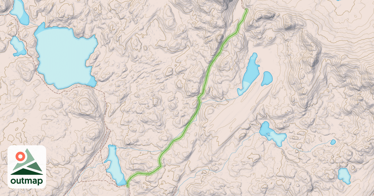 Map of Basin Trail
