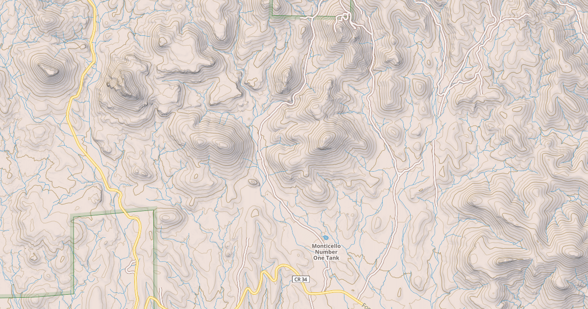 Map preview of USFS Motor Vehicle Use Map Roads {50A9EFE7-6099-4D00-A122-B464AA2A22C1}