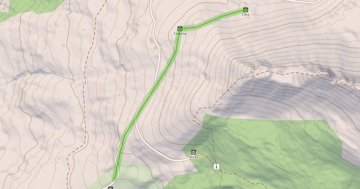 Map preview of La Sapinière