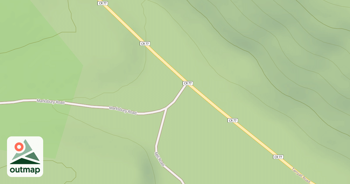 Map of MARKSBURY
