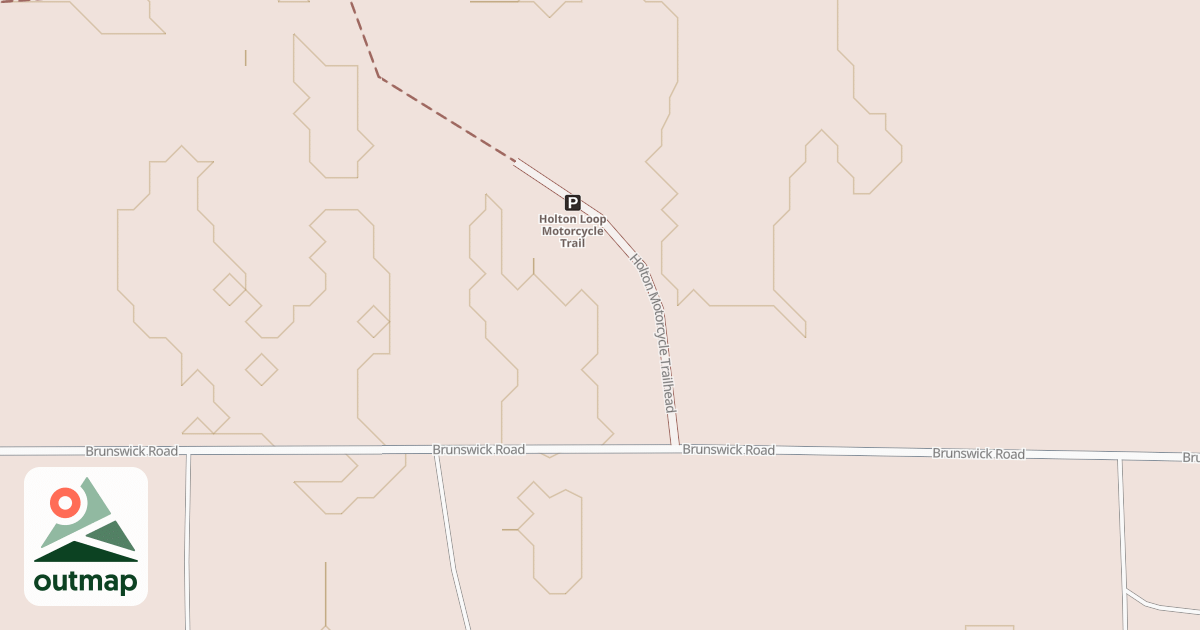 Map of HOLTON MOTORCYCLE TRAILHEAD