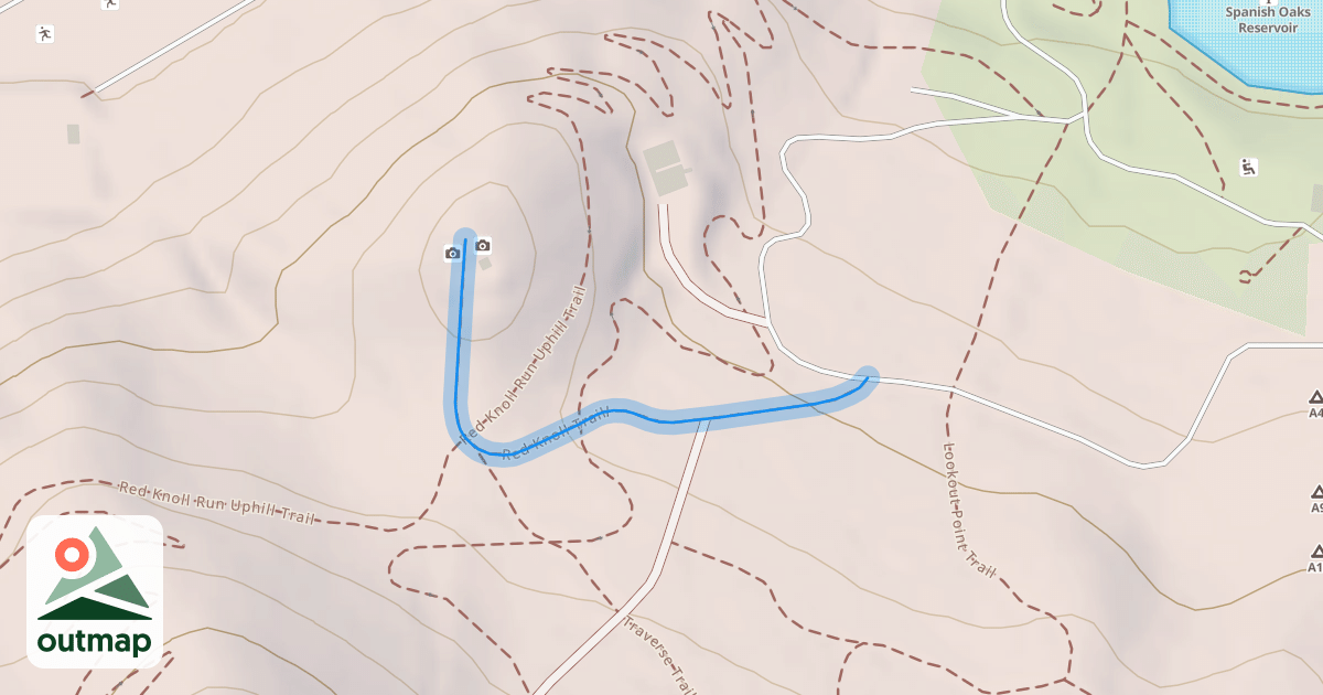 Map of Red Knoll Traill