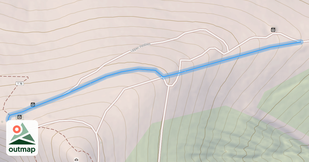 Map of Upper Sierra Blanca