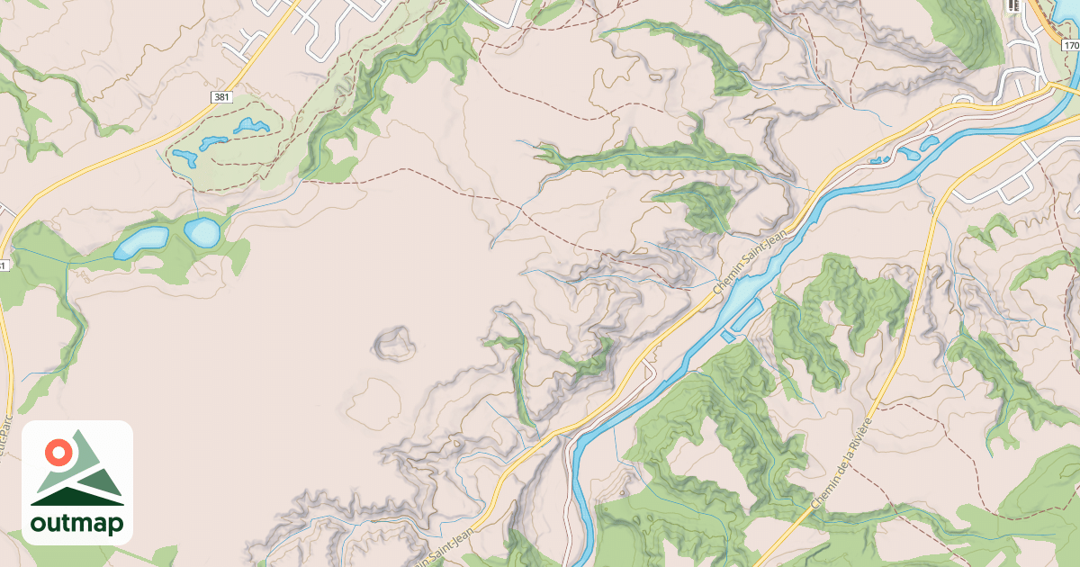Map of Saguenay Quad Trails 4