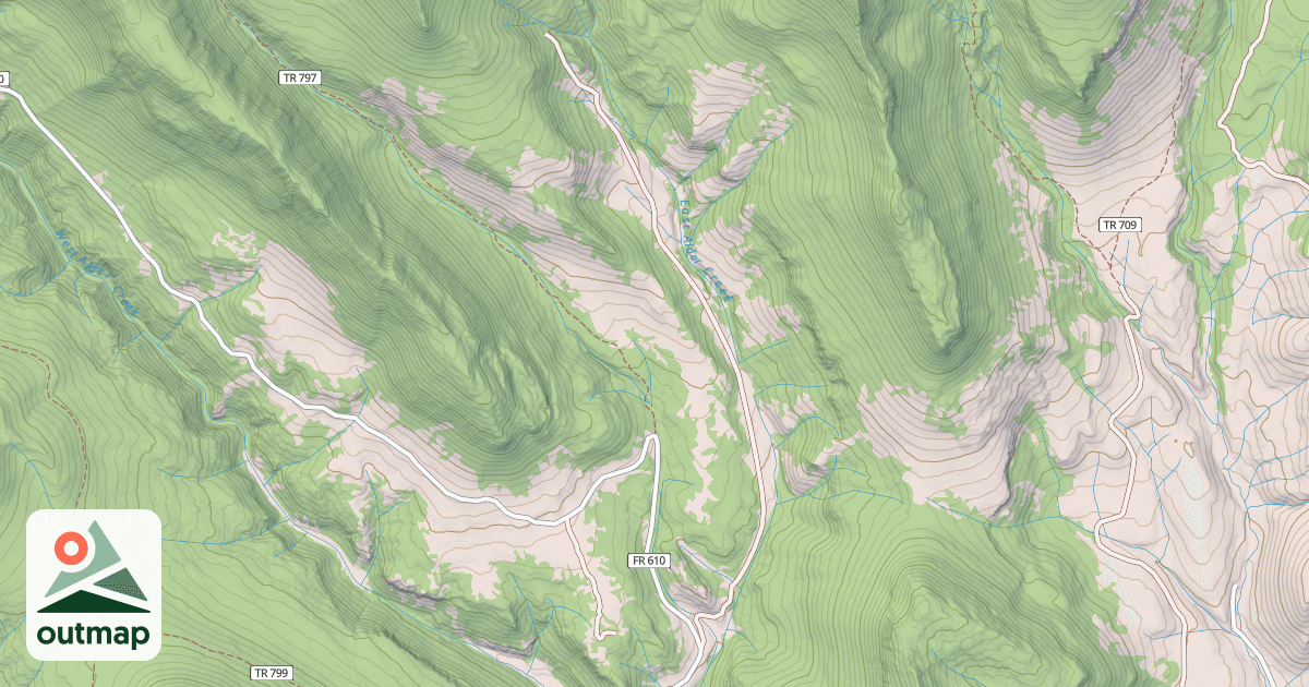 Map of EAST ALDER