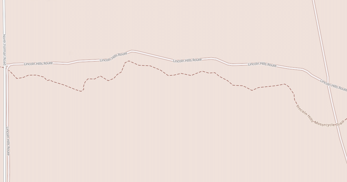 Map preview of Lincoln Hills Motorcycle Trail