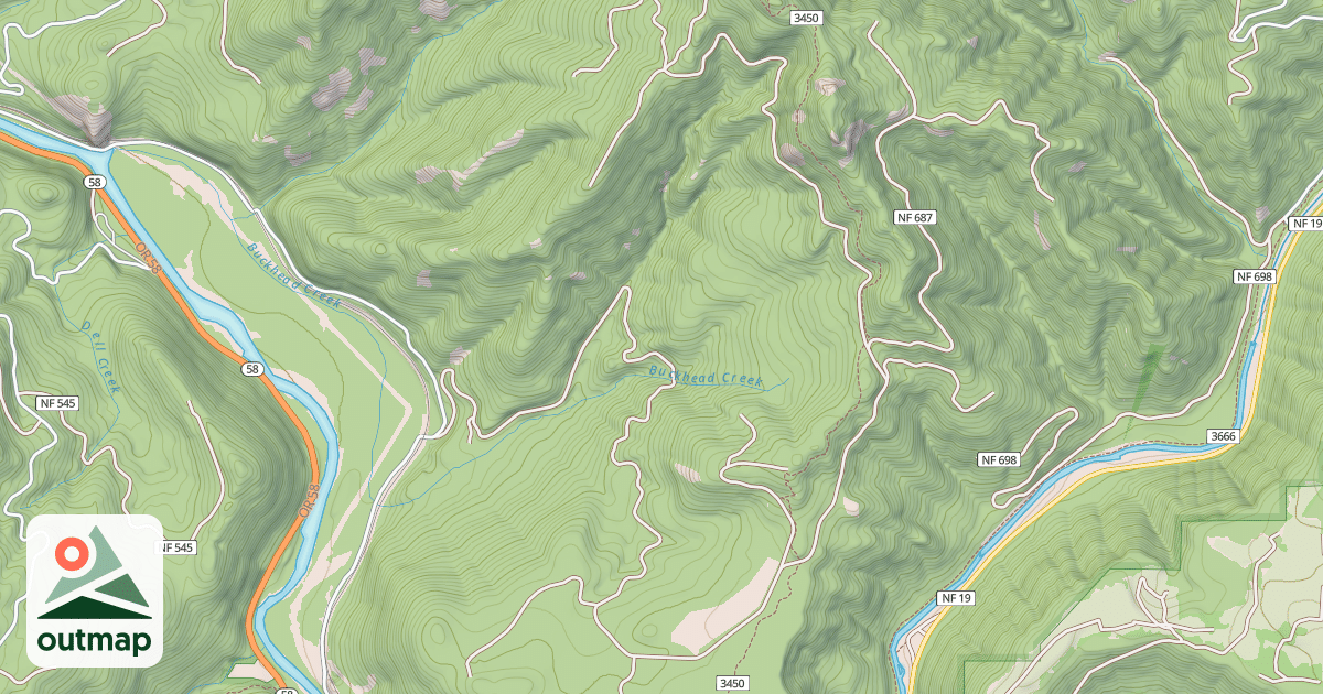 Map of BUCKHEAD