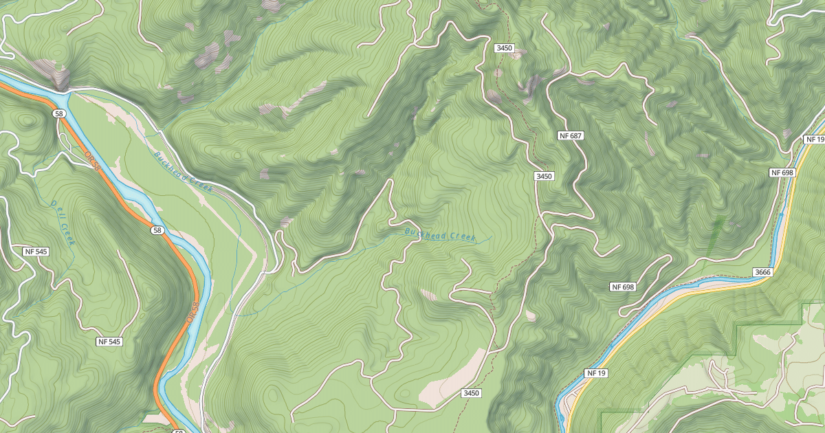 Map preview of BUCKHEAD